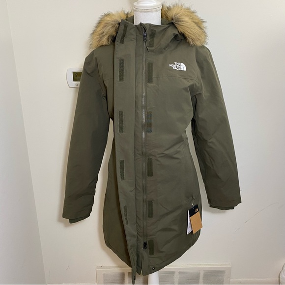 The North Face Women’s Arctic Parka New Taupe Green Sz XS S M L XL XXL FREE TOTE - Picture 13 of 16